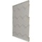 Ekena Millwork 19 5/8in. W x 19 5/8in. H Honeycomb EnduraWall Decorative 3D Wall Panel Covers 2.67 Sq. Ft. WP20X20HBCGH - alternate 2
